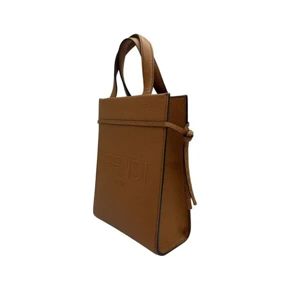 Go To Shopper Mini Crossbody Bag Brown - Picture 3 of 9